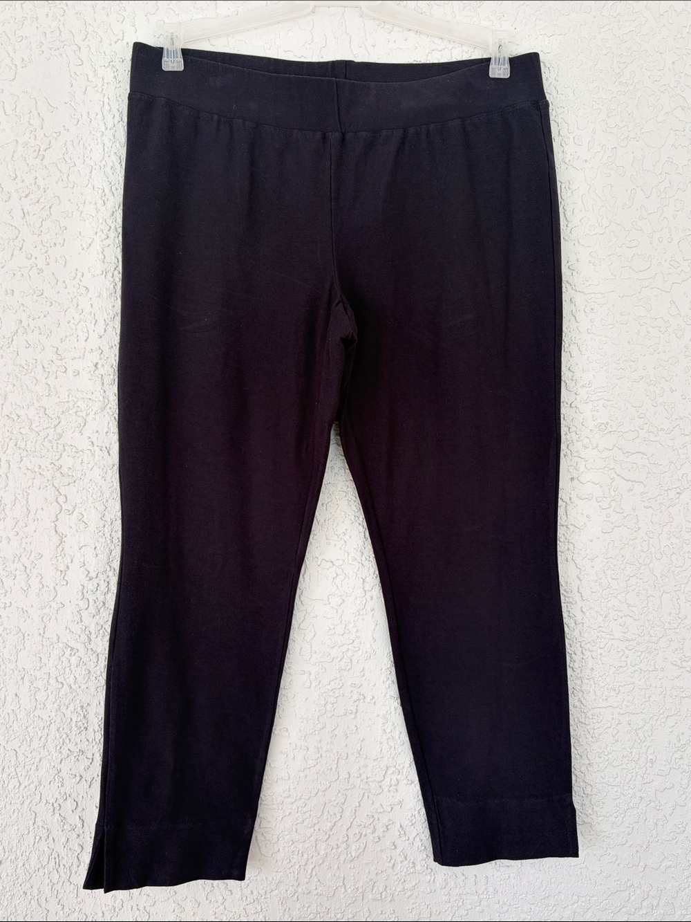 Eileen Fisher navy blue Stretch Pull-On smart slim pants size M